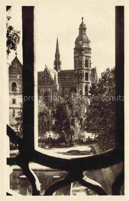 KOSICE Kassa Kaschau Slovakia Dom Kathedrale Dóm-svaetej-Alžbety Gotik Turm Park