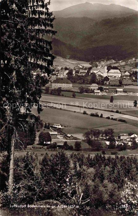 Bodenmais Regen Bayern Arber Luftkurort Bayerischer-Wald Panorama Felder Dorf Ki