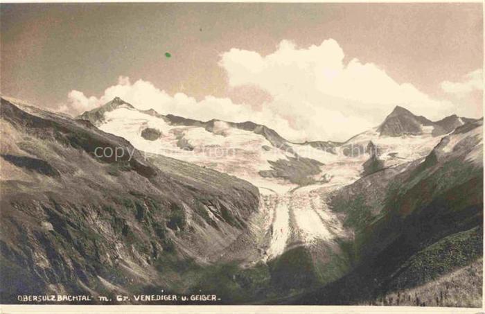 Unter Obersulzbachtal Grossvenediger Geiger Gletscher Tal Hohe-Tauern Pinzgau Be