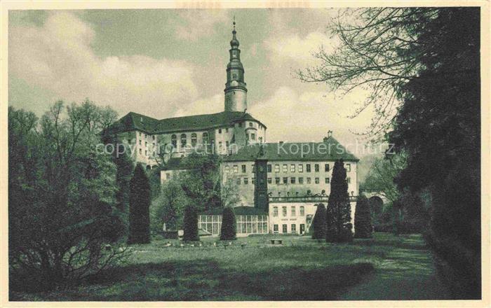 Weesenstein (Schloss) Mueglitztal Sachsen Schloss-Weesenstein Schlosspark Kircht