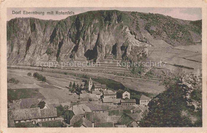 Bad Muenster am Stein Ebernburg Rheinland-Pfalz Rotenfels Dorf Kirche Nahe Weinb
