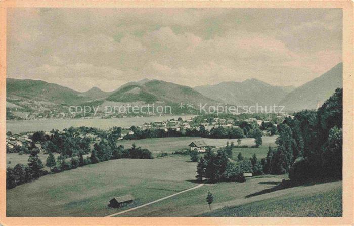 Tegernsee Bayern Tegernsee See Bad-Wiessee Berge Alpen Panorama Tal Wiesen Wald