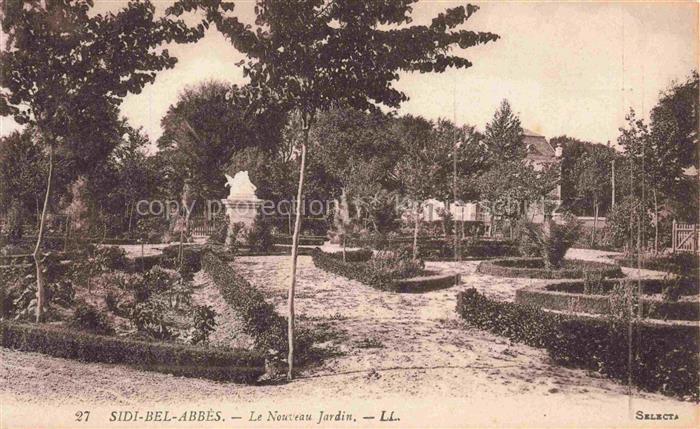 Sidi-Bel-Abbes Sidi-Bel-Abes Algerie Nouveau-Jardin Park Garten Baeume Hecken De