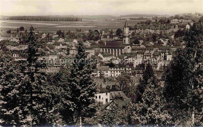 Markneukirchen Vogtlandkreis Sachsen Musikstadt Stadtansicht Kirche Vogtland Pan