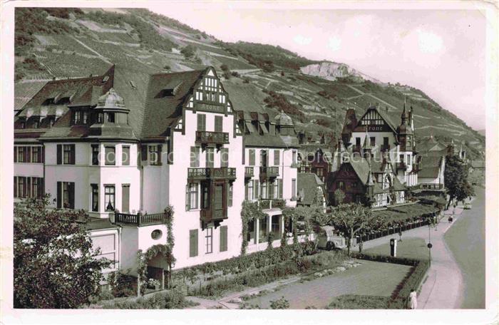 AssMANNSHAUSEN Rhein Hotel-Krone Rhein Weinberg Fachwerkhaus Rheinpromenade Vill