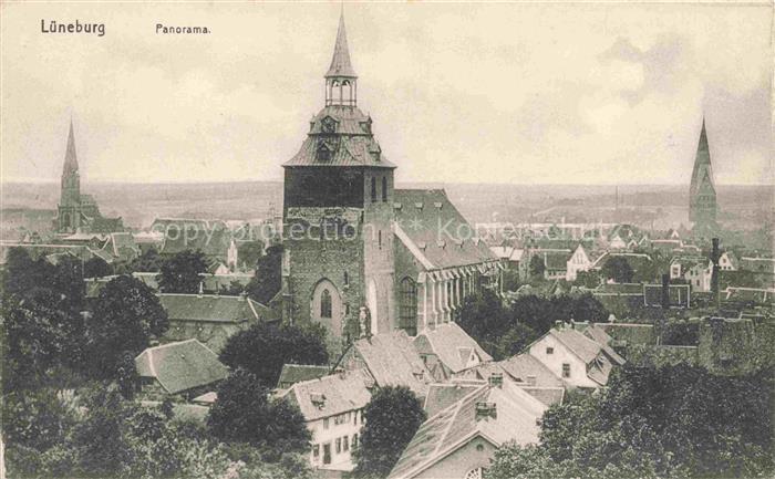 LueNEBURG CITY Johanniskirche Nicolaikirche Michaelikirche Kirchtuerme Altstadt