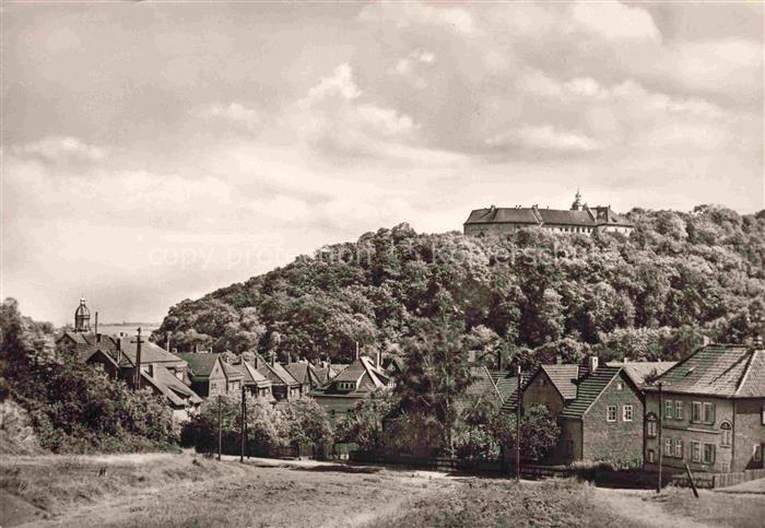 Waltershausen Gotha Thueringen Schloss-Tenneberg Tabarzer-Weg Ortschaft Huegel W