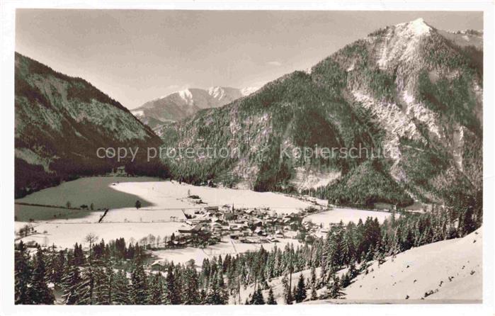 Bayrischzell Bayrisch Zell Alpenstrasse Ursprungstal Winterlandschaft Bergpanora