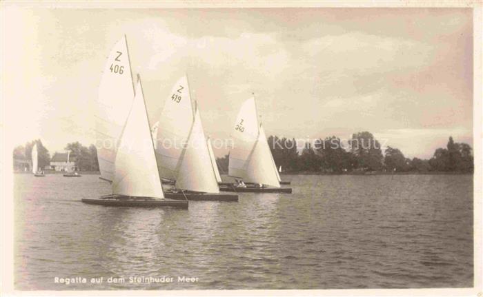 Steinhuder Meer Steinhude Wunstorf Niedersachsen Steinhuder-Meer Regatta Segelbo