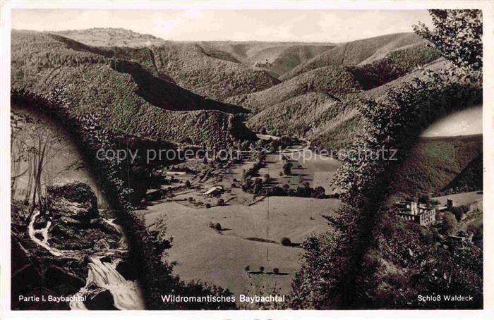 Baybachtal Heyweiler Beltheim Rheinland-Pfalz Baybachtal Tal Wald Schloss-Waldec