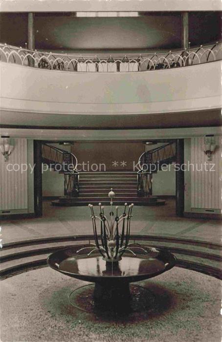 BAD ELSTER Vogtland Sachsen Marienquelle FDGB-Volksheilbad Foyer Springbrunnen D