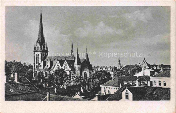 KAssEL CITY Lutherkirche Kirche Daecher Stadtpanorama Kirchturm Baeume