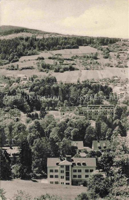 BAD ORB Hessen Kurhaus Kurpark Wald Huegel Hotel Baeume Panorama