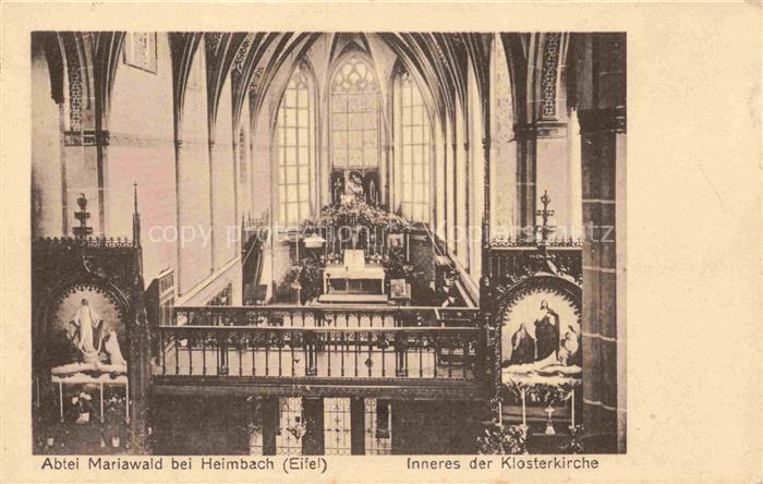 Mariawald (Abtei) Heimbach Eifel NRW Abtei-Mariawald Klosterkirche Altar Kirchen