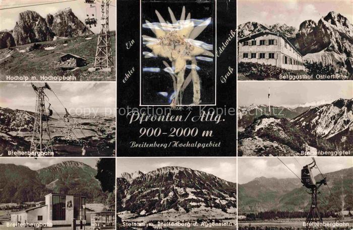 Pfronten Ostallgaeu Bayern Breitenbergbahn Breitenberggipfel Hochalpbahn Ostlerh