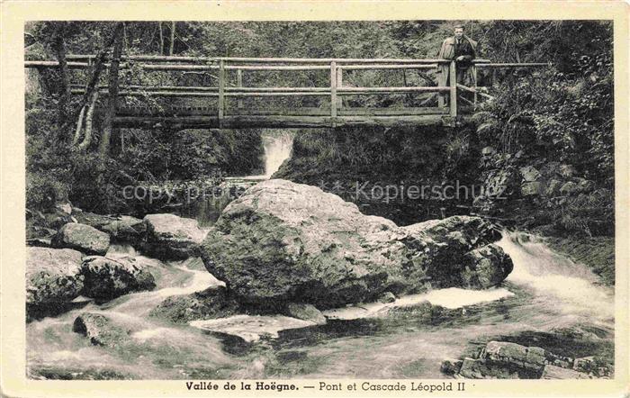 Vallee de la Hoegne Sart-lez-Spa Belgie Vallée-de-la-Hoëgne Pont Cascade-Léopold