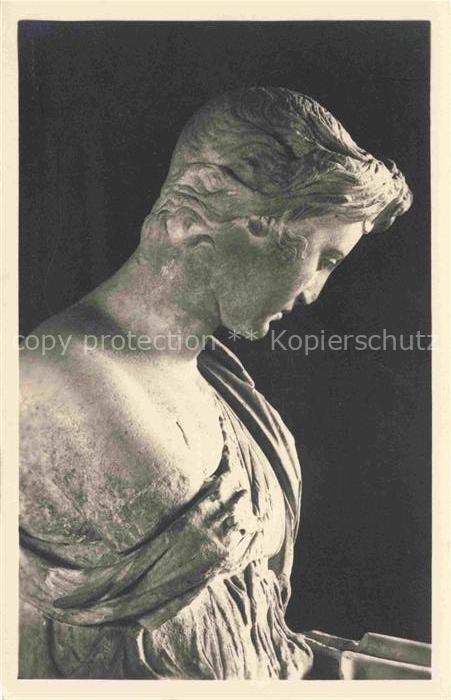 Rome Italy Museo-Nazionale Fanciulla-d Anzio Skulptur Bueste Antike Marmorstatue