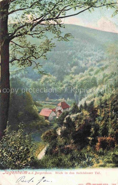 Jugenheim Seeheim-Jugenheim Darmstadt Hessen Bergstrasse Balkhaeuser-Tal Tal Wal