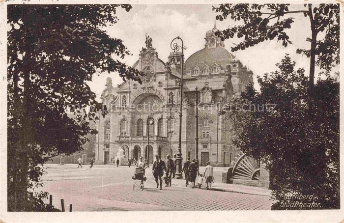 Boxdorf NueRNBERG Mittelfranken Bayern Stadttheater Oper Jugendstil Kuppel Passa