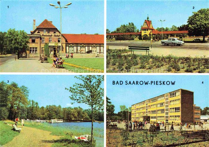Bad Saarow Brandenburg Bahnhofs-Hotel Johannes-R.-Becher-Platz Schiffsanlegestel