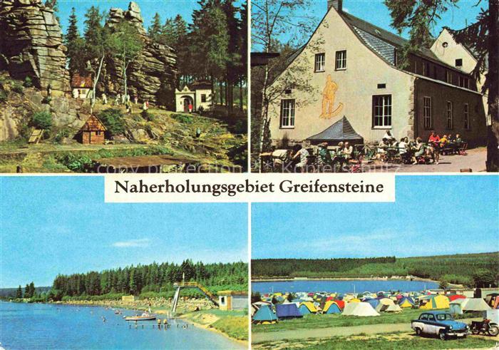 Greifensteine Greifenbachstauweiher Geyer Sachsen Naturtheater-Greifensteine Kon