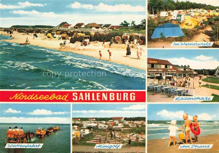 Sahlenburg Nordseebad Cuxhaven Niedersachsen Nordseebad Strand Nordsee Camping W