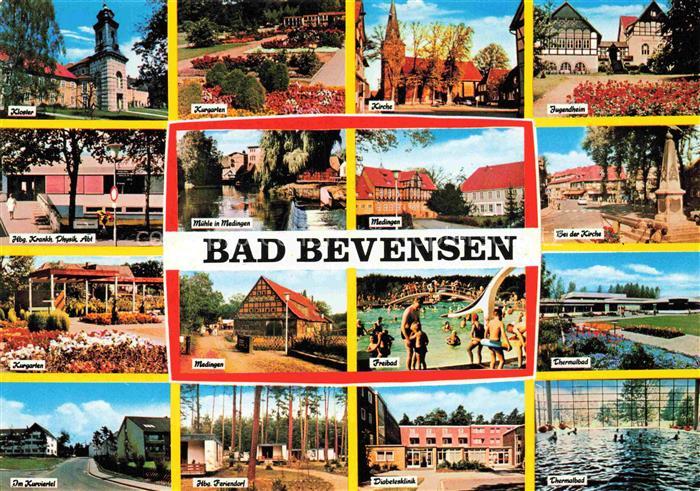 Bad Bevensen UELZEN Niedersachsen Kloster Kurgarten Kirche Muehle-Medingen Freib