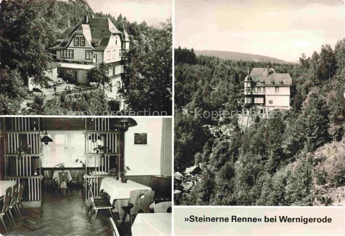 Steinerne Renne Wernigerode Harz Sachsen-Anhalt Steinerne-Renne Betriebsferienhe