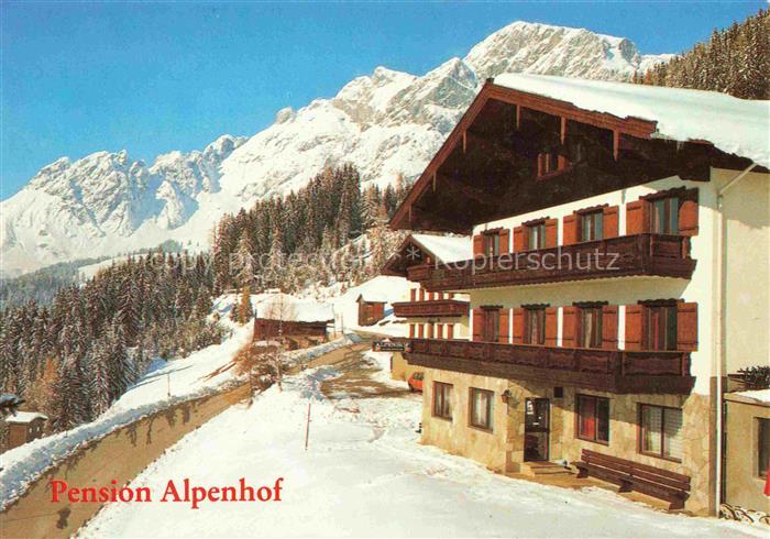 Muehlbach Hochkoenig Pinzgau-Pongau AT Pension-Alpenhof Hochkoenig Winter Schnee