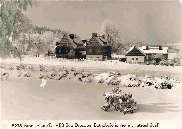 Schellerhau Osterzgebirge Altenberg Sachsen Betriebsferienheim Hutzenhaeusl VEB-