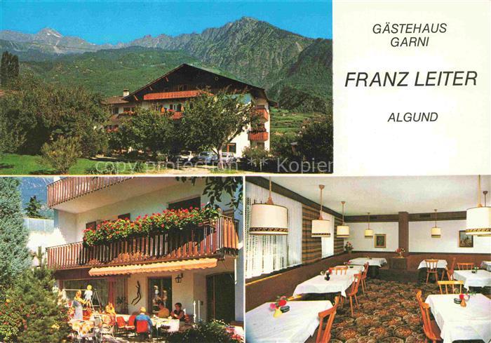Algund Lagundo Merano Suedtirol IT Gaestehaus-Garni-Franz-Leiter Hotel Restauran