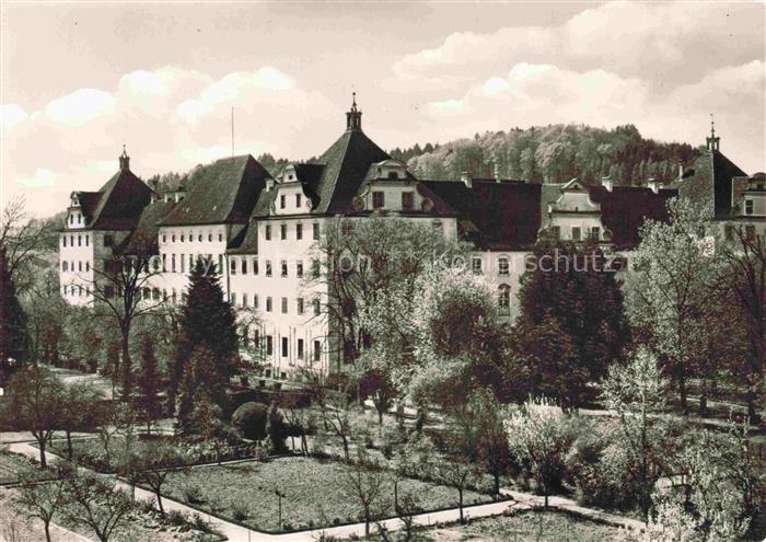 Salem Baden Schloss Garten Baeume Barockbau Tuerme Parkanlage