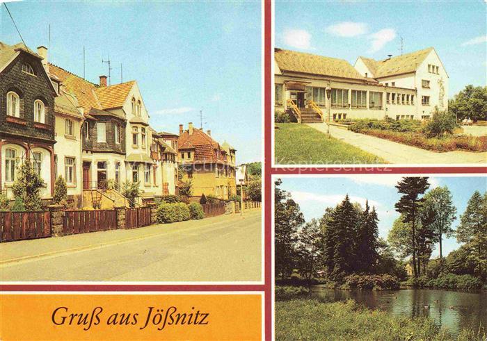Joessnitz Goethestrasse FDGB-Erholungsheim Dorfteich Villen Wohnhaeuser Gruenanl