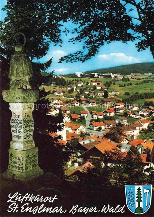 St Englmar Straubing-Bogen Bayern Luftkurort Bayerischer-Wald Bildstock Steinpfe