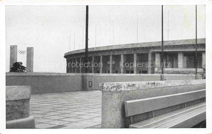 CHARLOTTENBURG-WILMERSDORF BERLIN Reichssportfeld Olympiastadion Deutsche-Kampfb