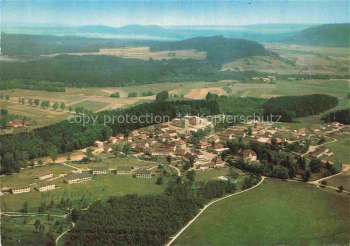 Neutrauchburg Isny Allgaeu Bayern Fliegeraufnahme Kuranstalt-Mechensee Kurort Wa
