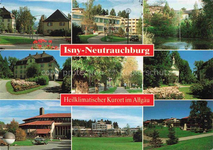 Neutrauchburg Isny Allgaeu Bayern Mehrbildkarte Schloss Kapelle Kurpark Klinik T