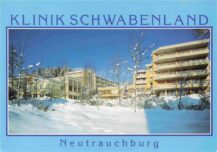 Neutrauchburg Isny Allgaeu Bayern Klinik-Schwabenland Isny Klinikgebaeude Schnee