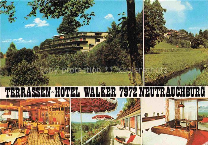 Neutrauchburg Isny Allgaeu Bayern Terrassenhotel Walker Hotelgebaeude Restaurant