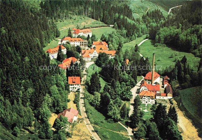 ueberruh Isny Allgaeu BW Kurklinik-ueberruh Fliegeraufnahme Luftbild Klinik Scho