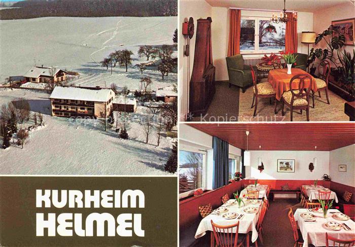 Burg Argenbuehl Kurheim-Helmel Winterszenerie Luftbild Speisesaal Wohnzimmer Meh