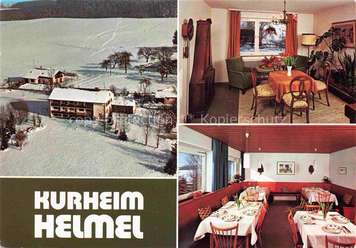 Burg Argenbuehl Kurheim-Helmel Winterszenerie Luftbild Speisesaal Wohnzimmer Meh