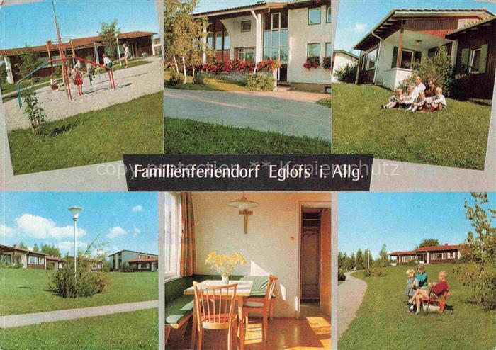 Eglofs Argenbuehl Ravensburg BW Familienferiendorf Bungalows Spielplatz Familien