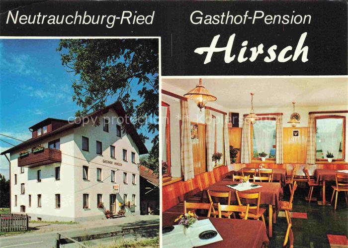Neutrauchburg Isny Allgaeu Bayern Gasthof-Pension-Hirsch Gebaeude Gaststube Allg