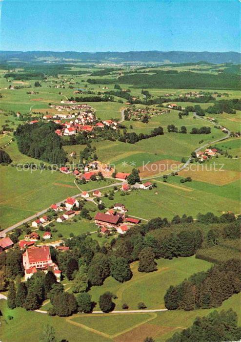 Eglofs Argenbuehl Ravensburg BW Fliegeraufnahme Feriendorf Allgaeu Doerfer Felde
