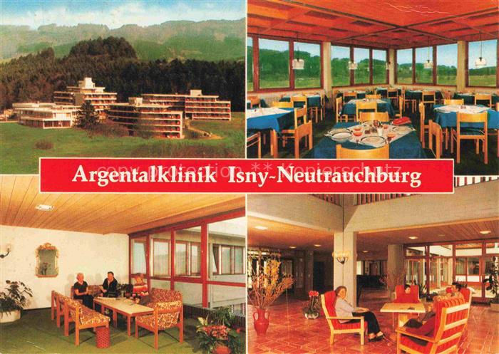 Neutrauchburg Isny Allgaeu Bayern Argentalklinik Klinik-Gebaeude Speisesaal Aufe