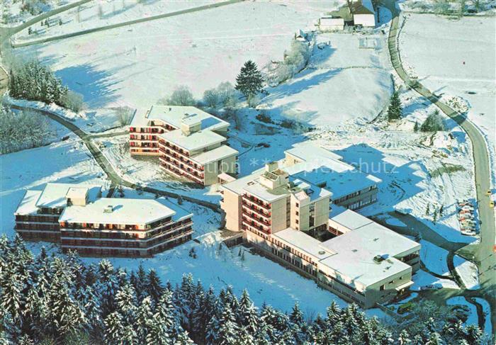 Neutrauchburg Isny Allgaeu Bayern Argental-Klinik Fliegeraufnahme Winterlandscha