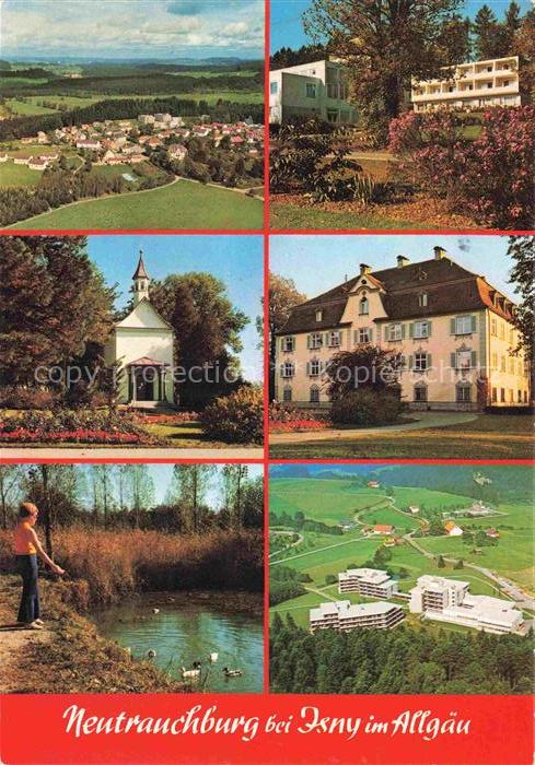 Neutrauchburg Isny Allgaeu Bayern Fliegeraufnahme Kapelle Schloss Teich Enten Kl