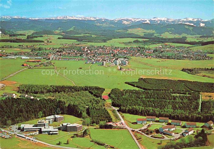 Neutrauchburg Isny Allgaeu Bayern Fliegeraufnahme Argentalklinik Alpenblick Isny