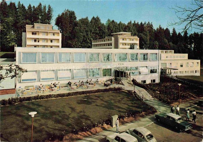 Neutrauchburg Isny Allgaeu Bayern Schwabenland Kuranstalt Zeil Terrasse Parkplat